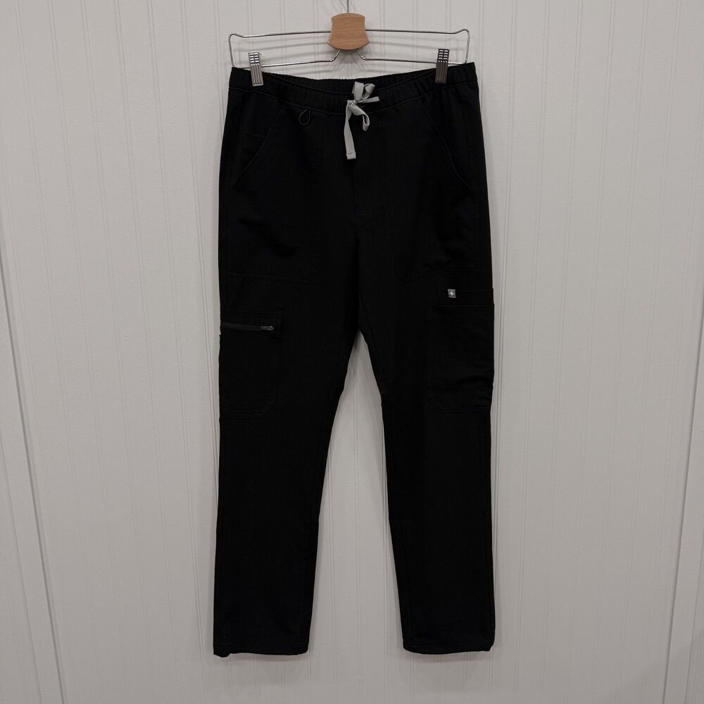 FIGS Men's XS Black Cairo Cargo Nurse Medical Scrub Pants Style TM3001